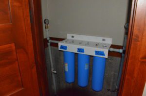 Image showing array of main water service filters