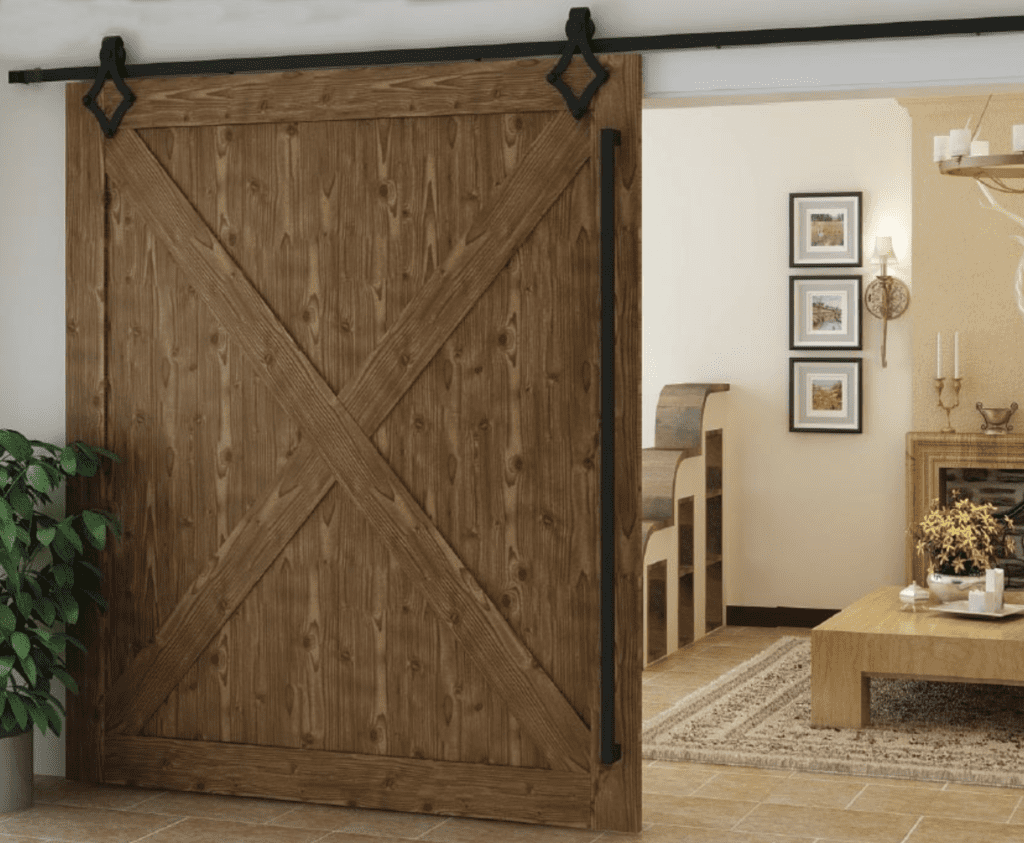 Image of sliding barn-style door